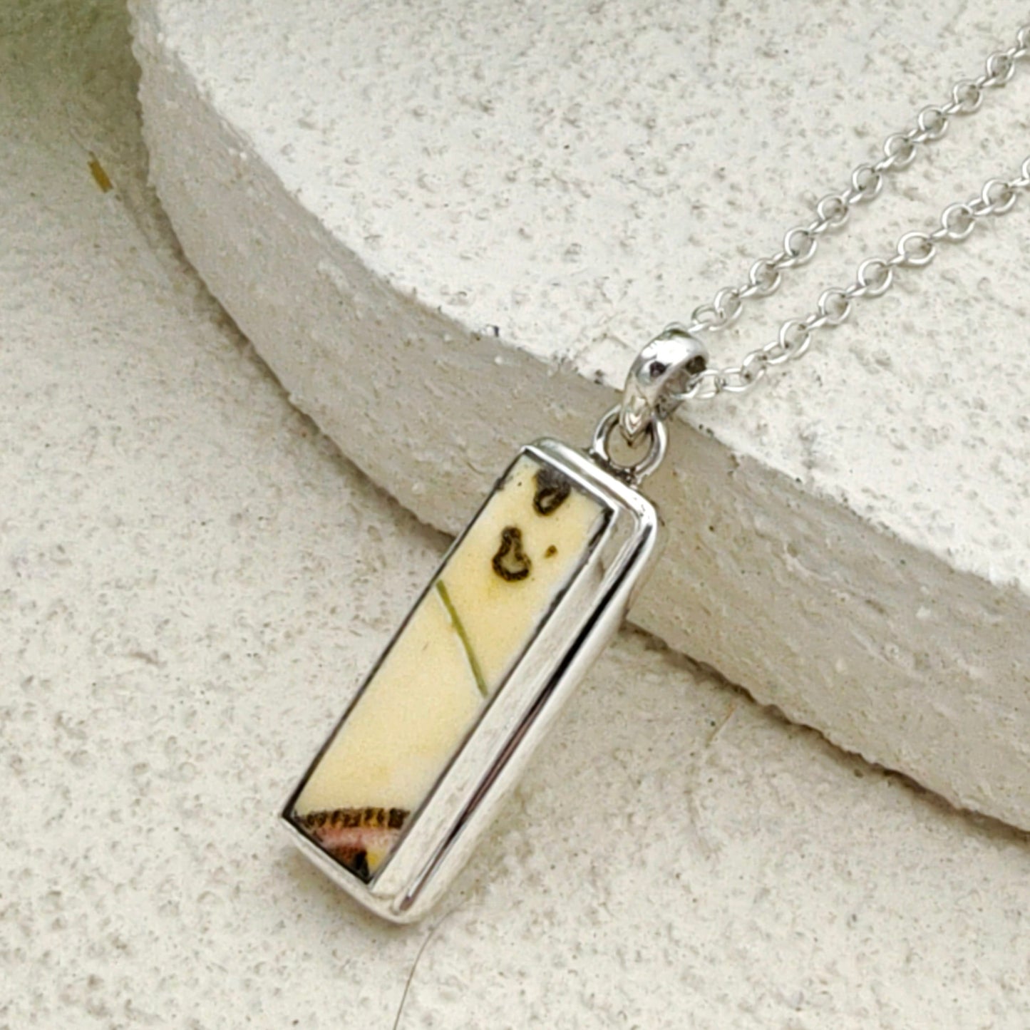 Concorde Pendant Made With a Commemorative Plate | Aviation Gift | Sterling Silver