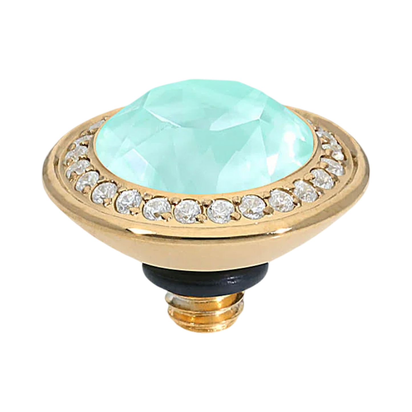 QUDO Tondo Deluxe Top 0.35" Gold | Green & Golden Collection