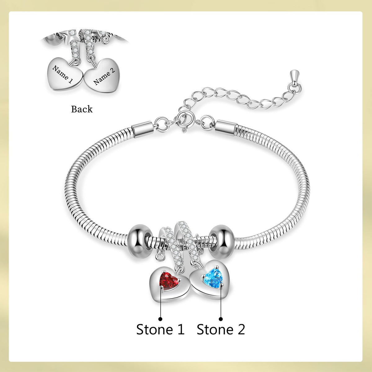 Custom Birthstone Bracelet