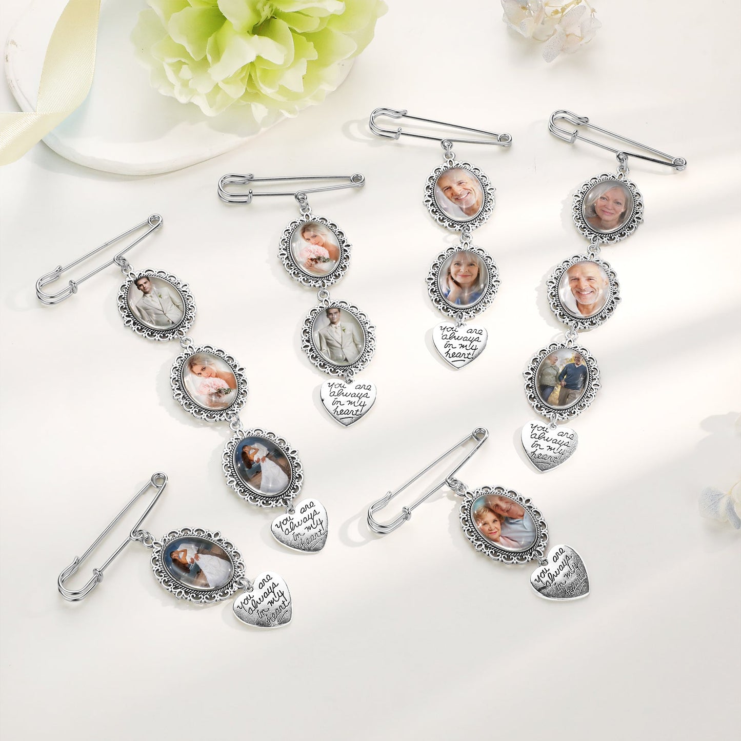 Custom Photo Brooch