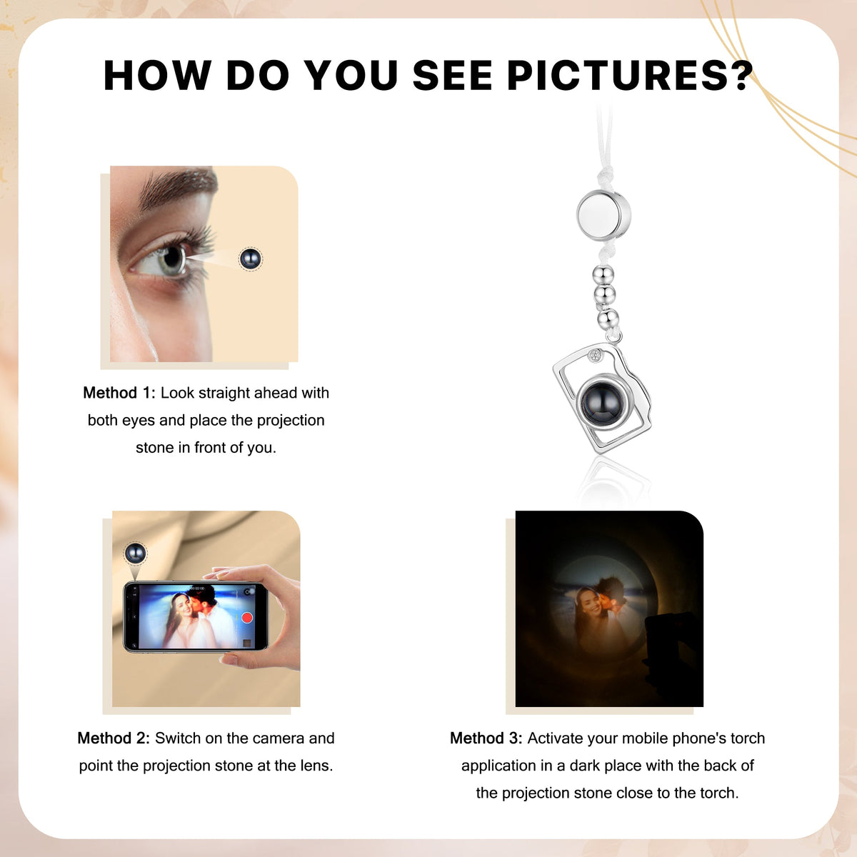 Custom Photo Phone lanyard projection