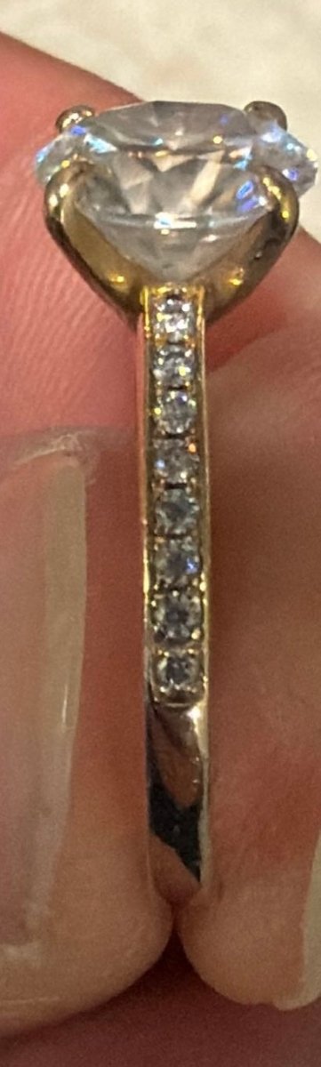 Custom Birthstone Band: Amethyst eternity band and moonstone eternity band