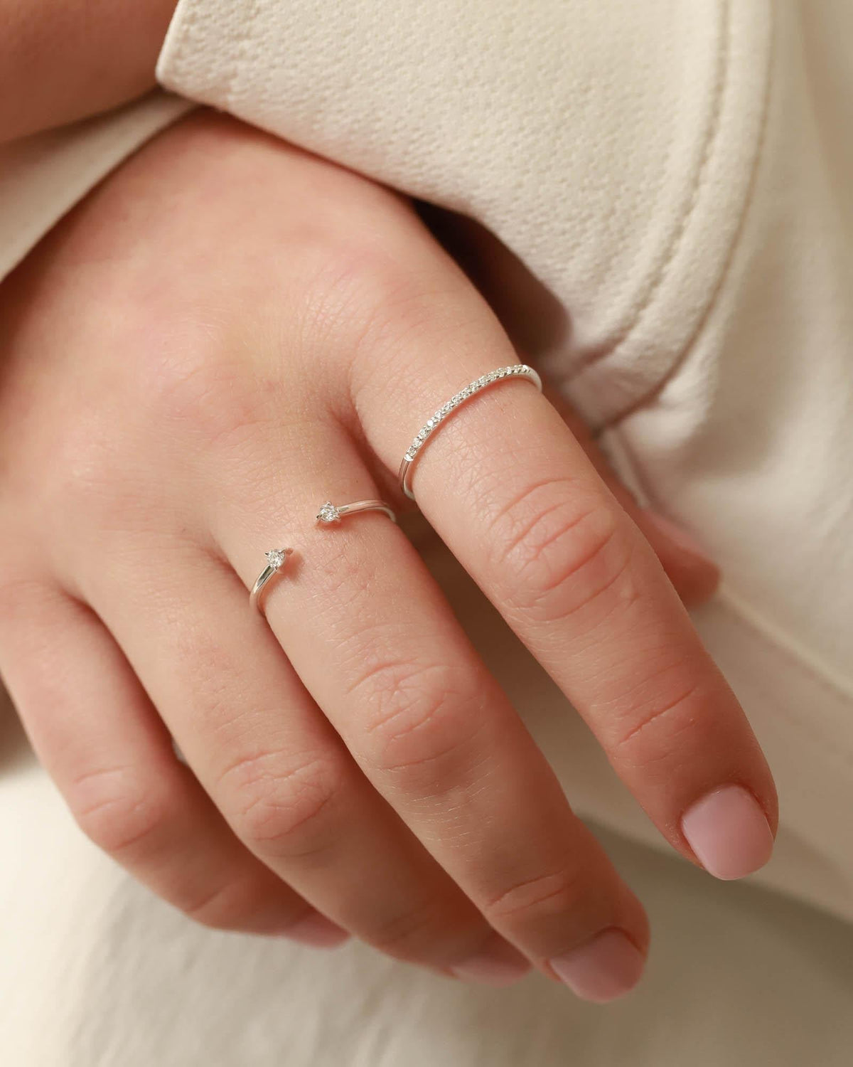 CZ Open Ring