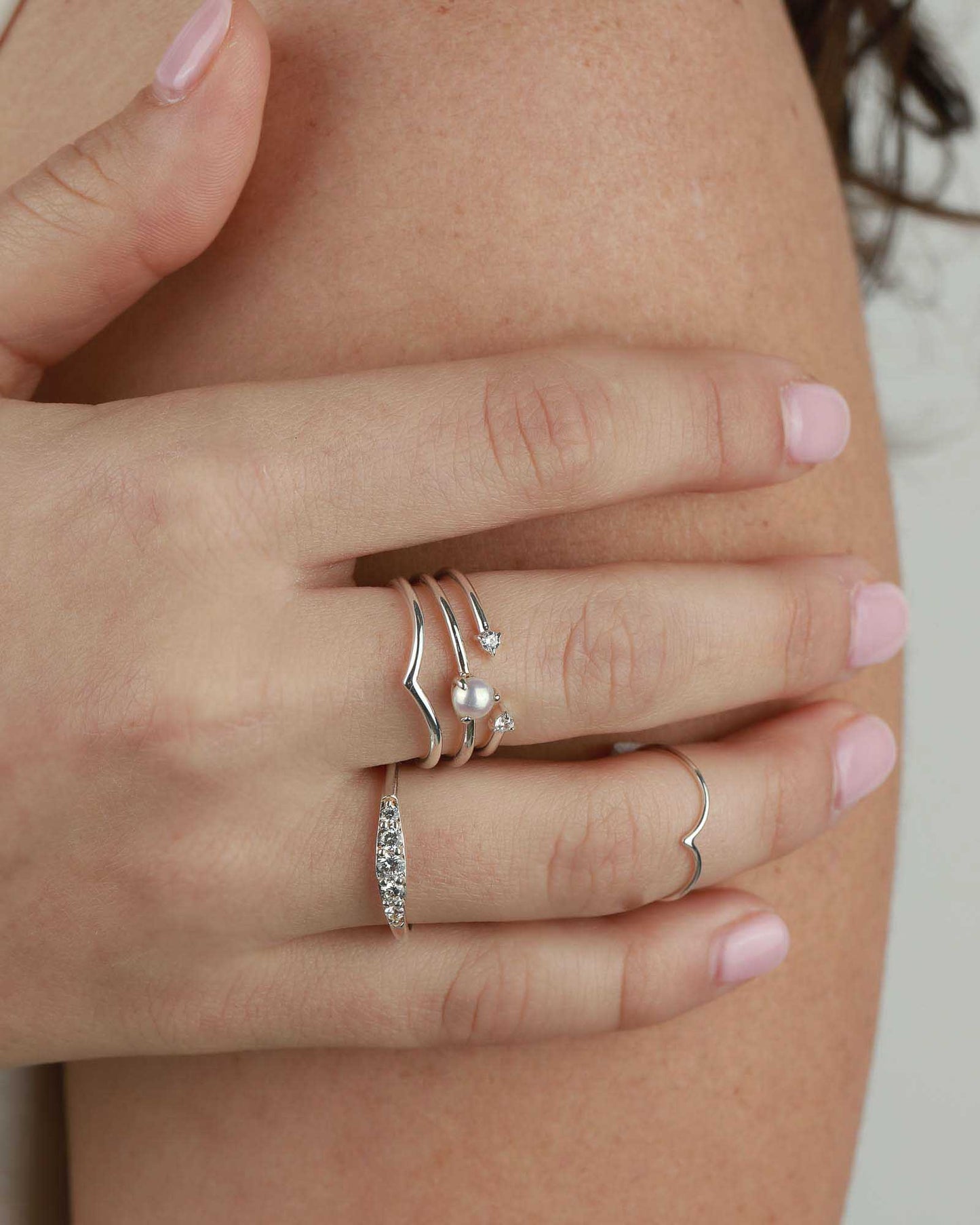CZ Open Ring