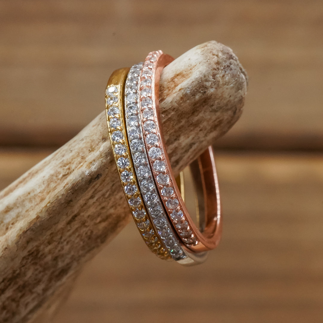 CZ Stacking Ring