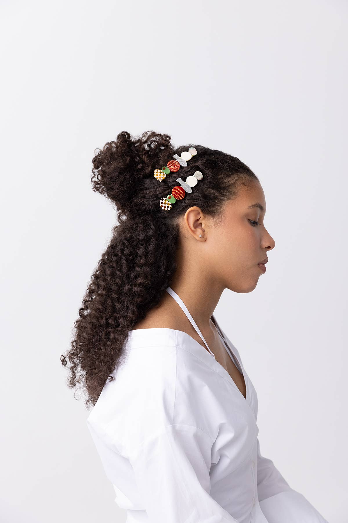 HORS D'OEUVRE CLIP| ACETATE ALLIGATOR HAIR CLIP