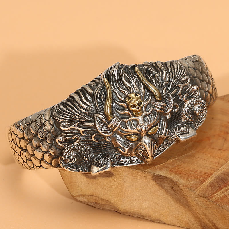 Fortune Jewel Tibetan Garuda Bird Wisdom Protection Bracelet Bangle