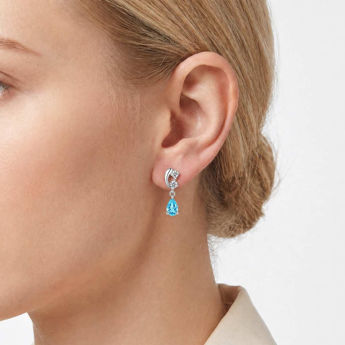 Topaz Drop Earrings