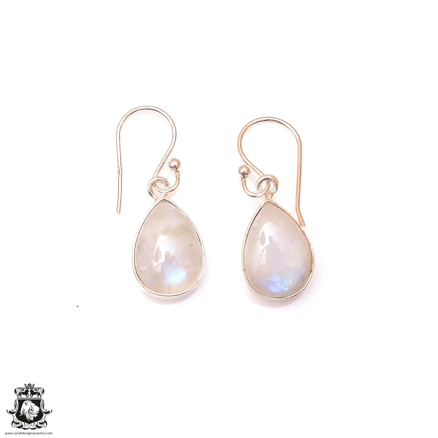Moonstone Dangle & Drop Earrings 925 Solid (Nickel Free) Sterling Silver Earrings WHOLESALE price / Made in Canada Minimalist Earrings ER20