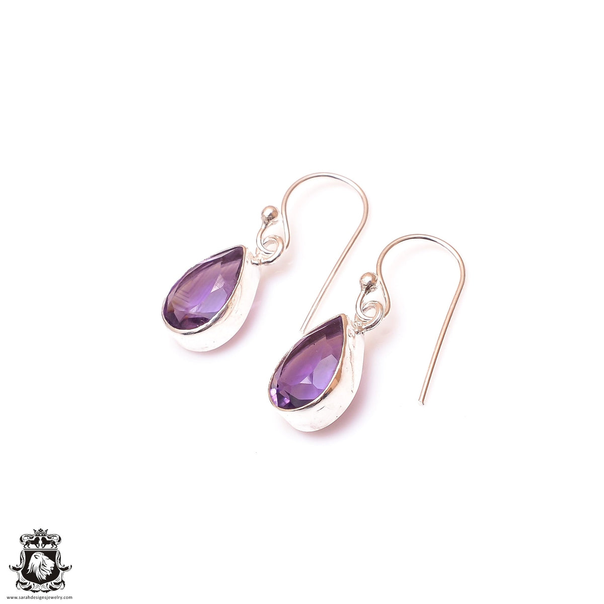 Amethyst Dangle & Drop Earrings 925 Solid (Nickel Free) Sterling Silver Earrings WHOLESALE price / Made in Canada Minimalist Earrings ER10