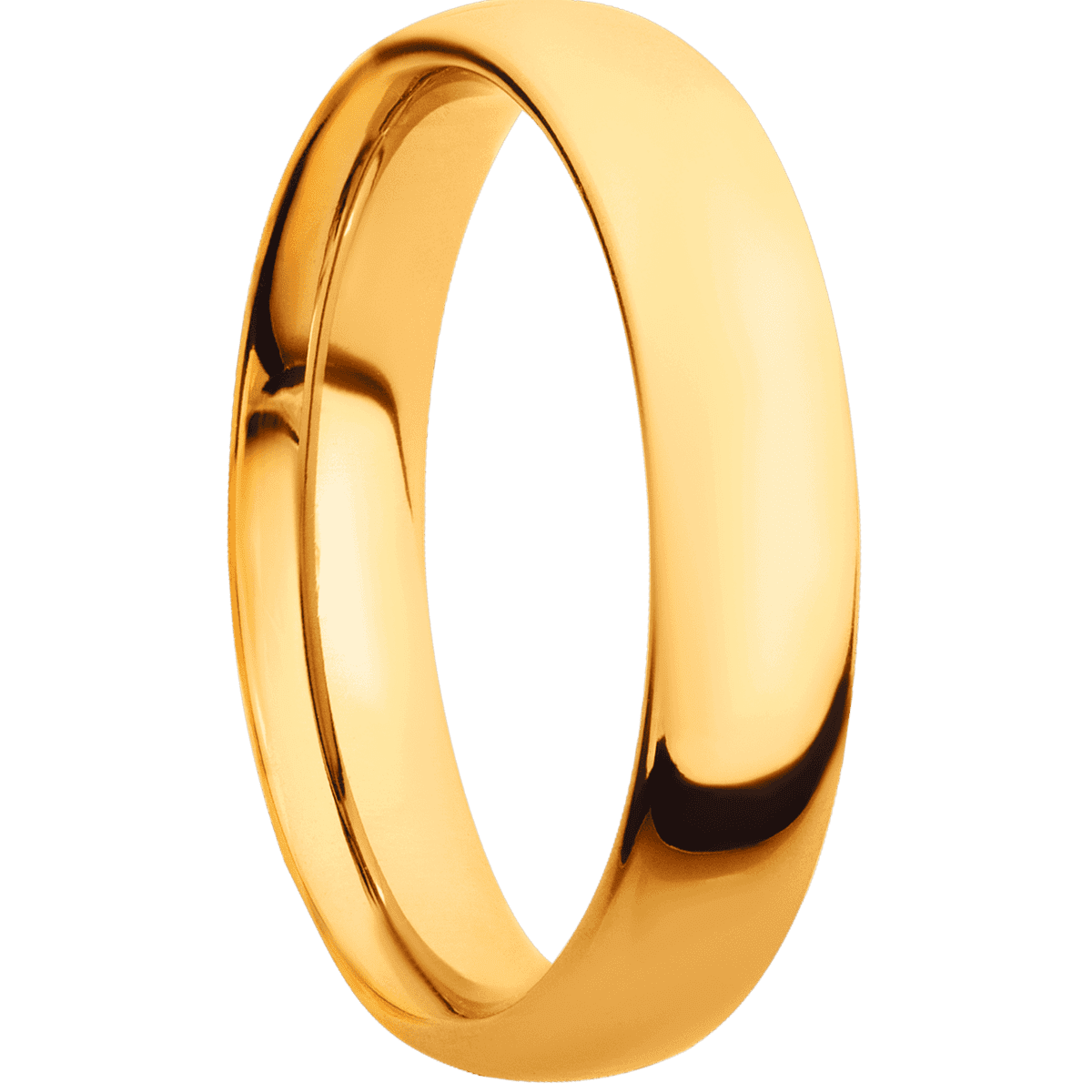 22K Yellow Gold + Polish Finish