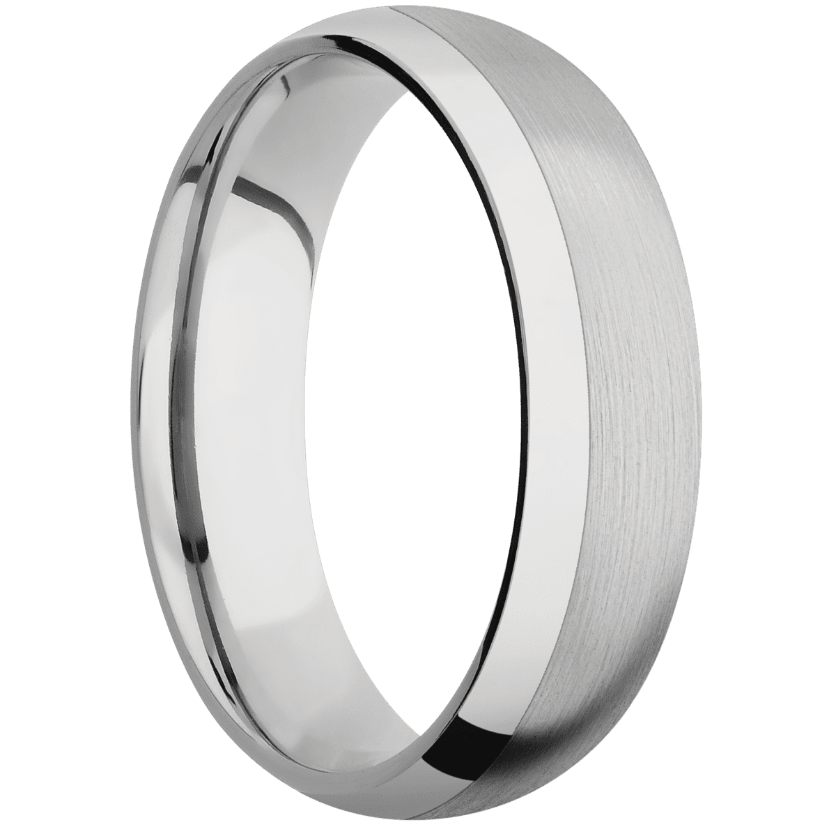 18K White Gold + Satin Finish