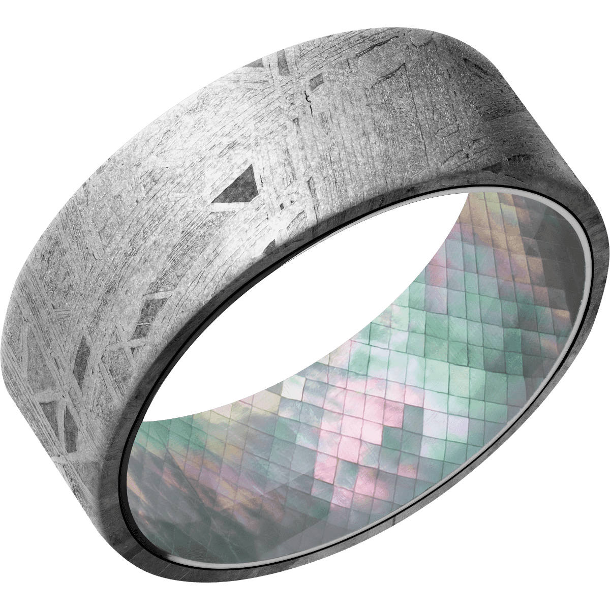 Meteorite + None Finish + Black Mother of Pearl