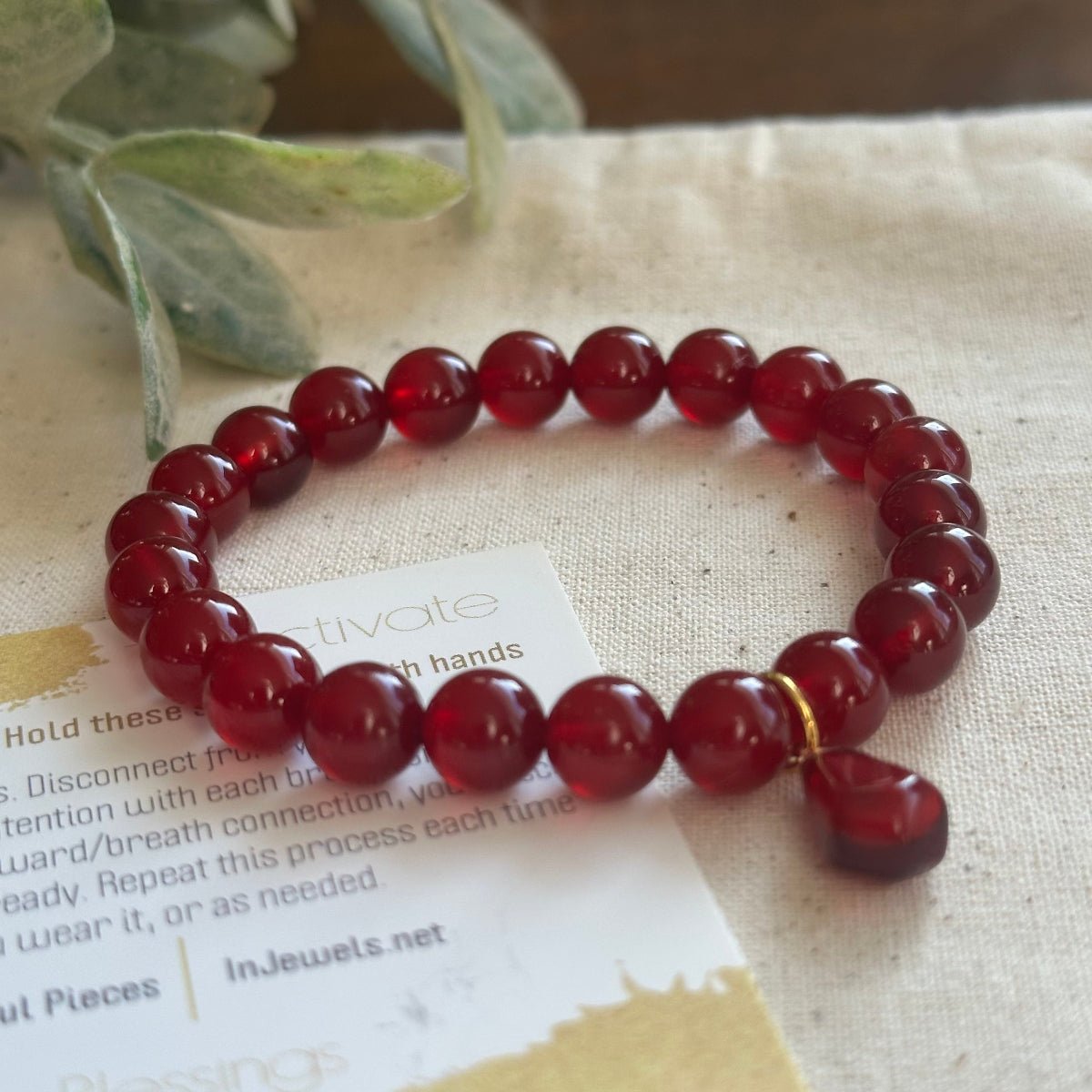 Deep Red Jade