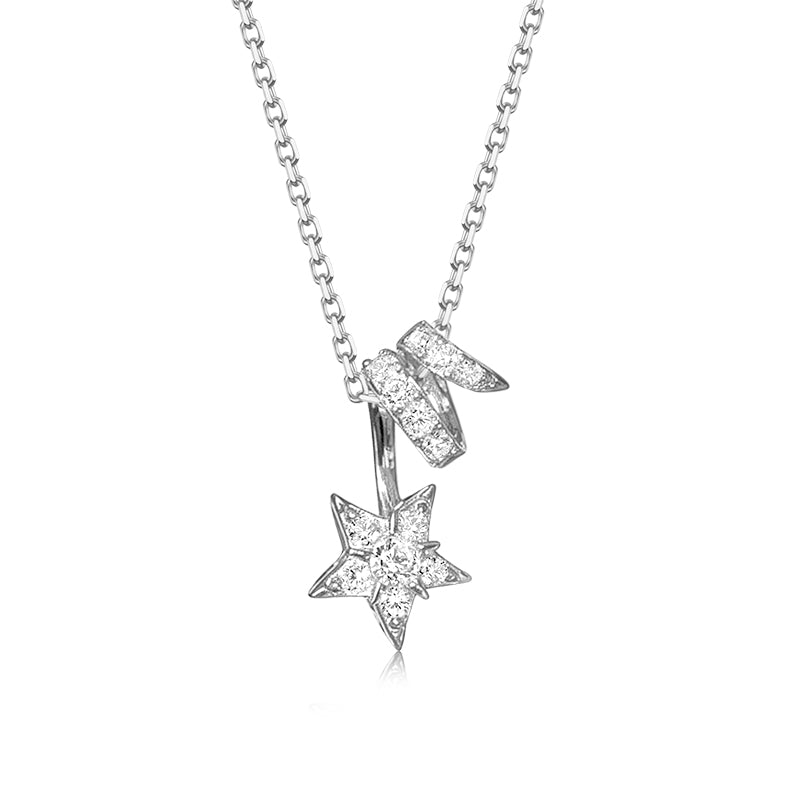Moissanite Star Necklace