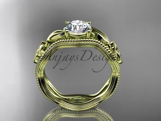Celtic Engagement Ring Diamond Trinity Knot Ring 1 Carat Lab Grown Engagement Ring