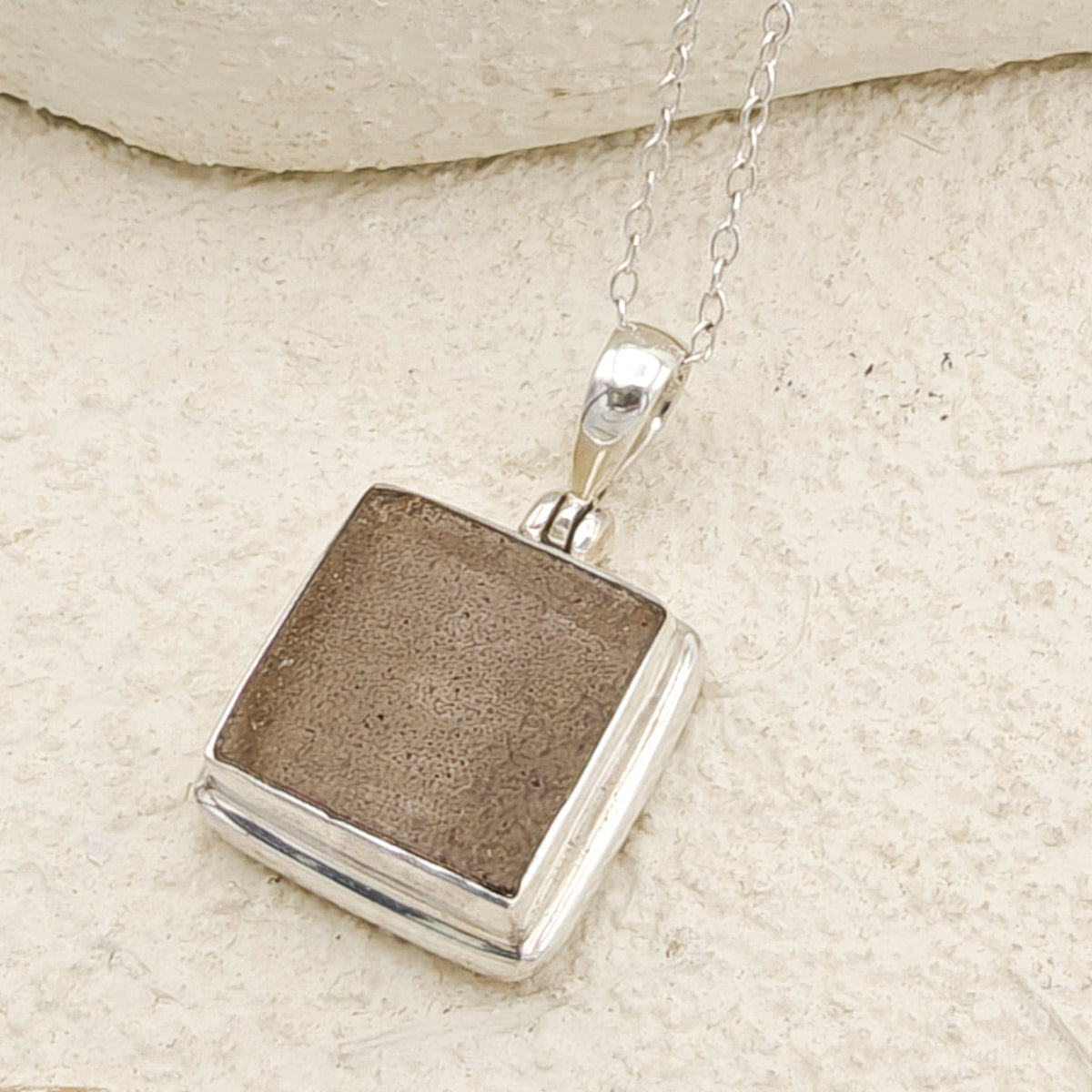 Dinosaur Egg Shell Pendant | Fossil Necklace | Dinosaur Gift | Sterling Silver