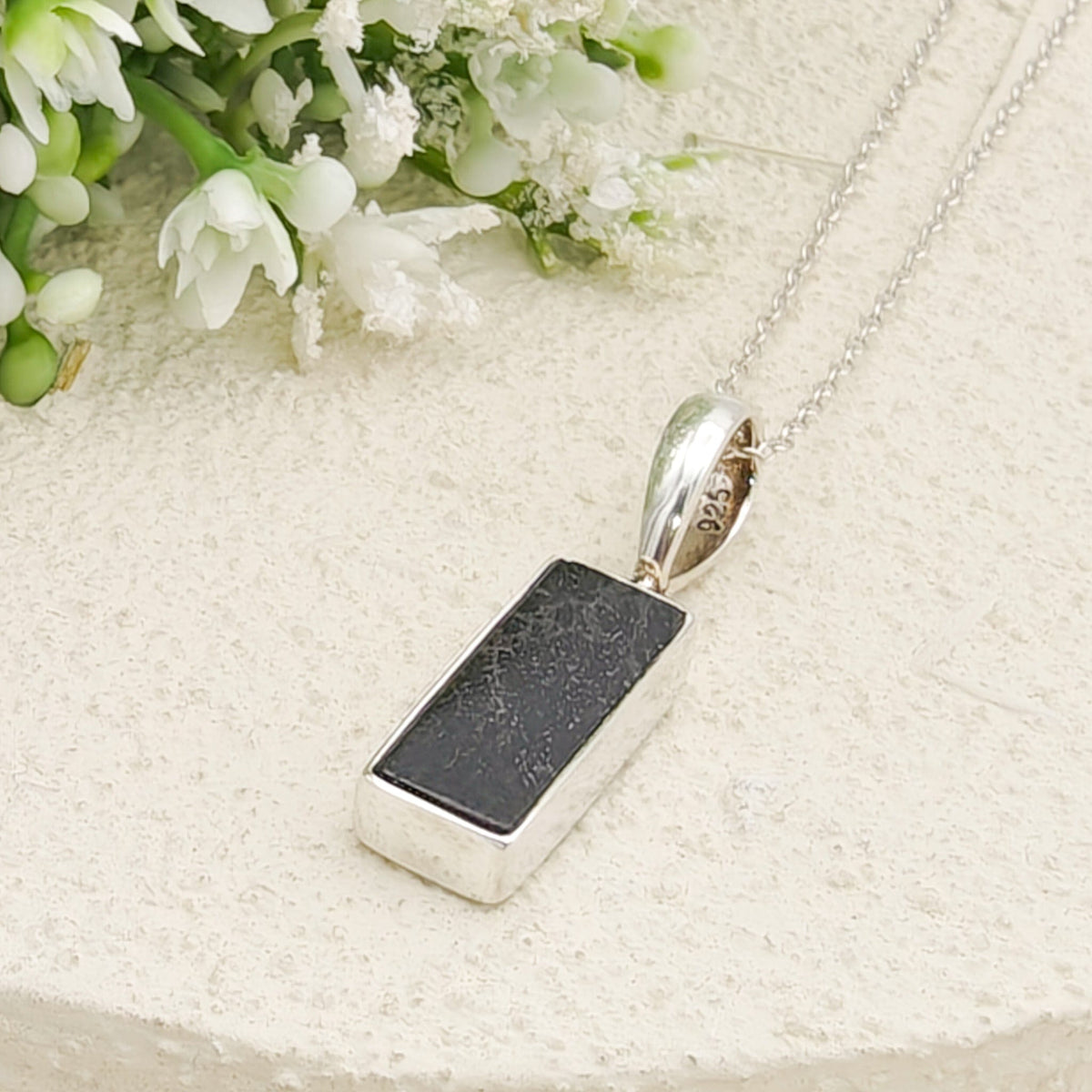 Dinosaur Fossil Pendant | Iguanodon | Jurassic Gift | Sterling Silver