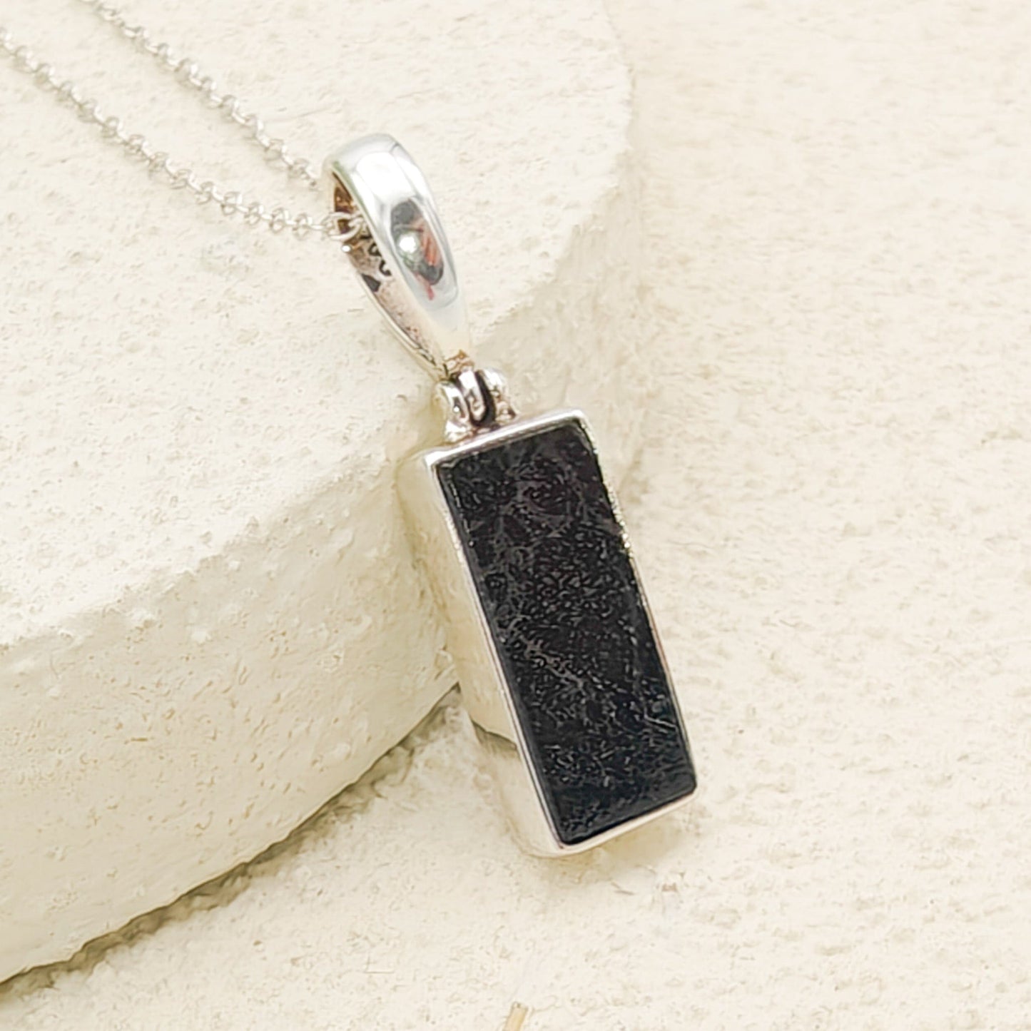 Dinosaur Fossil Pendant | Iguanodon | Jurassic Gift | Sterling Silver