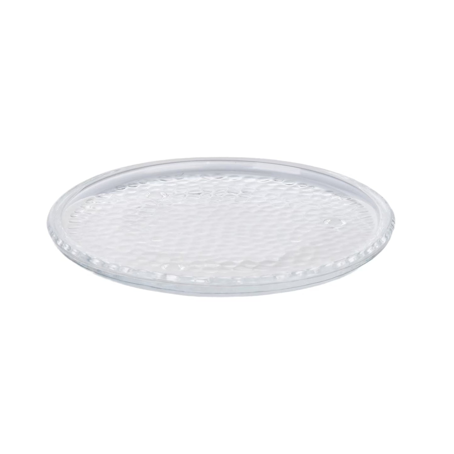 Glass Plate Candleholders, 6-in.