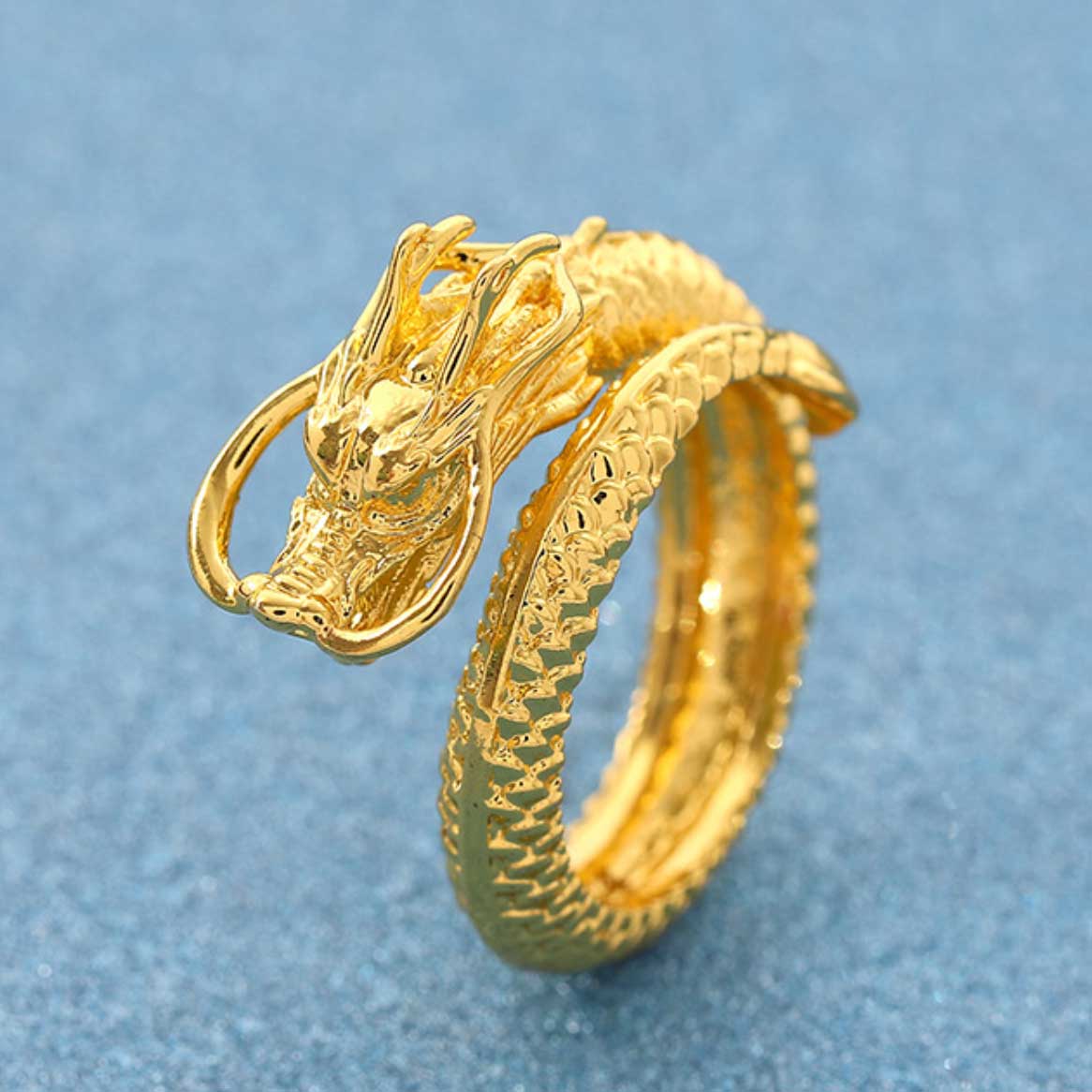 Dragon and Phoenix Couple Ring