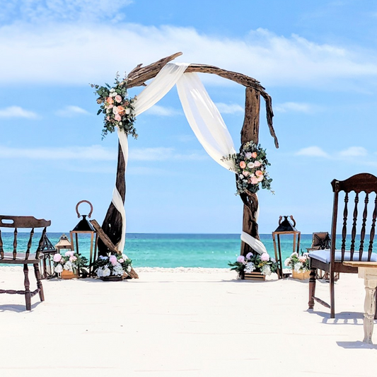 Classic Driftwood Wedding Arbor