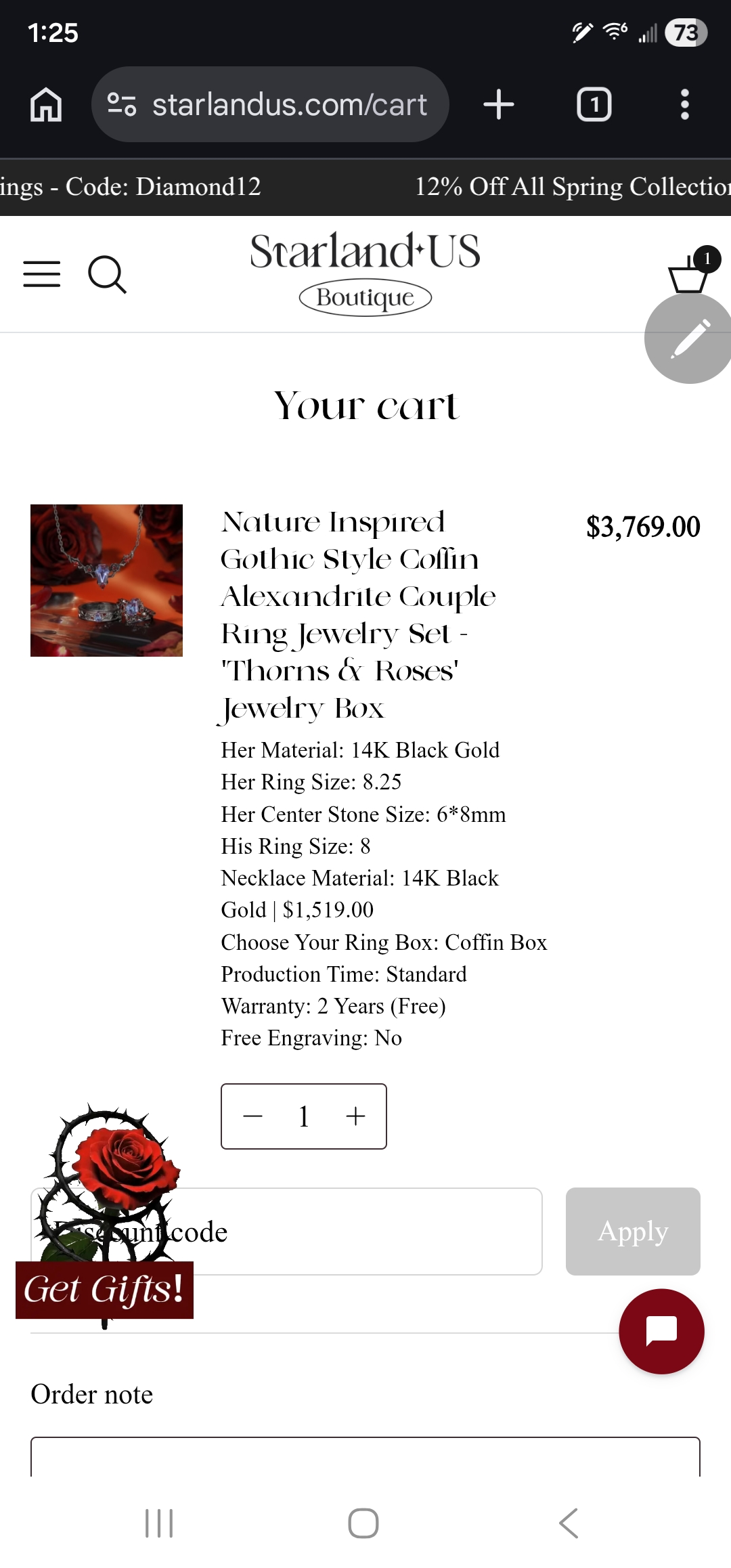 Installments for Whitney H.