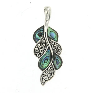 SS Cascada Leaf Pendant
