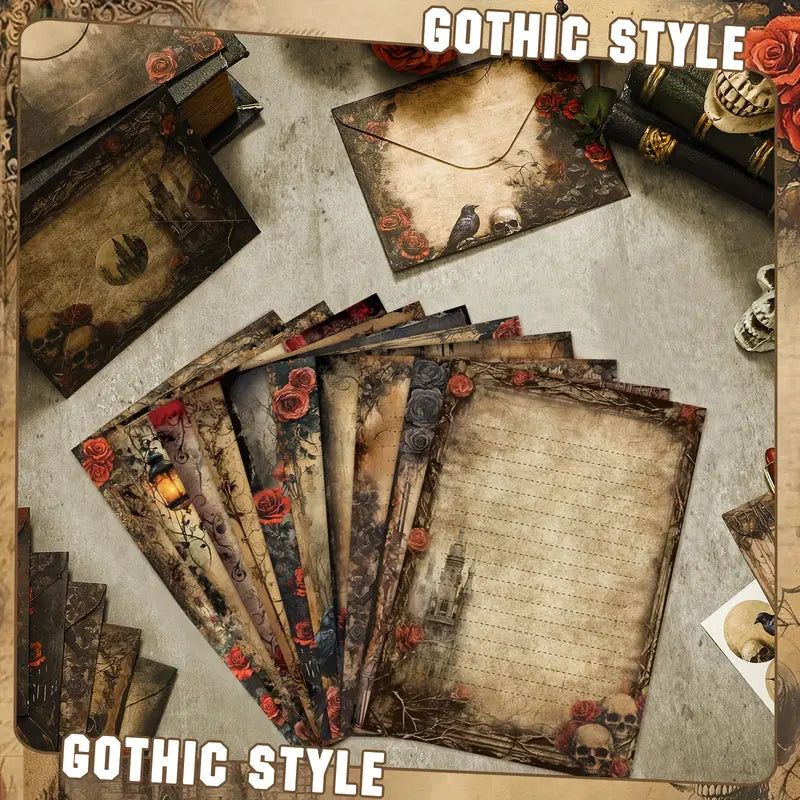Gothic Paper W/ Envelope