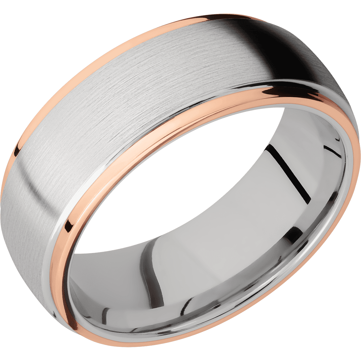Palladium Silver + Satin , Polish Finish