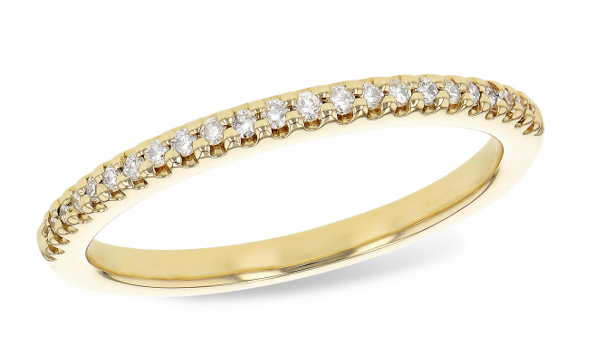 14KY 0.14ctTW Diamond Wedding Band