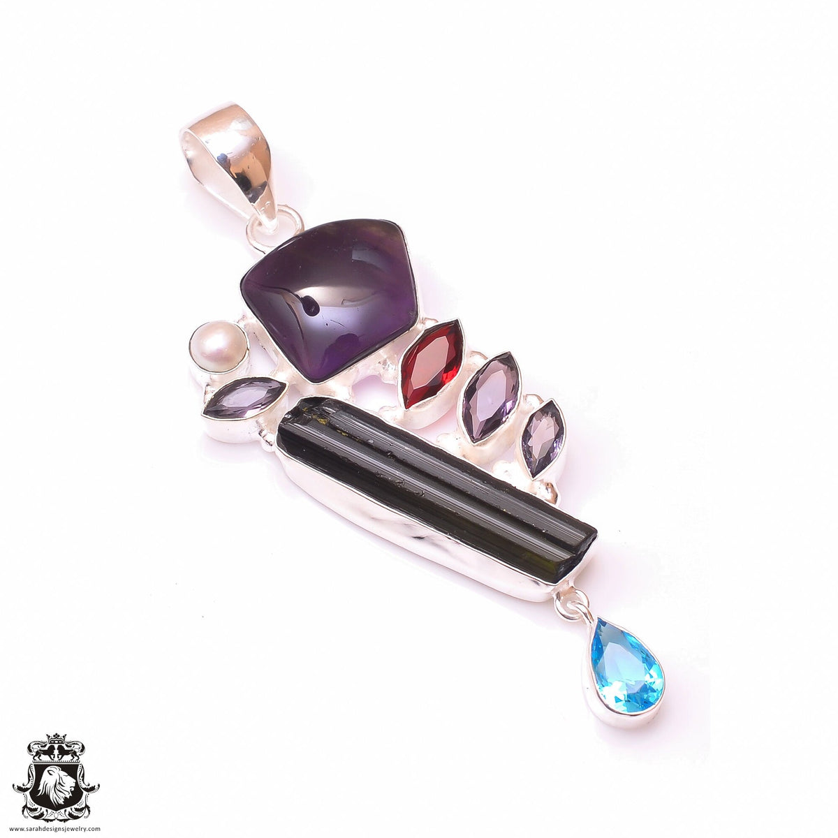Dravite Tourmaline Pendant & 3MM Italian Chain P10005