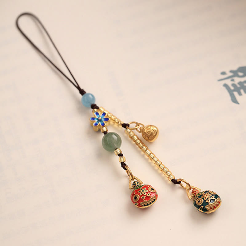 Fortune Jewel Gold Swallowing Beast Family Luck Key Chain