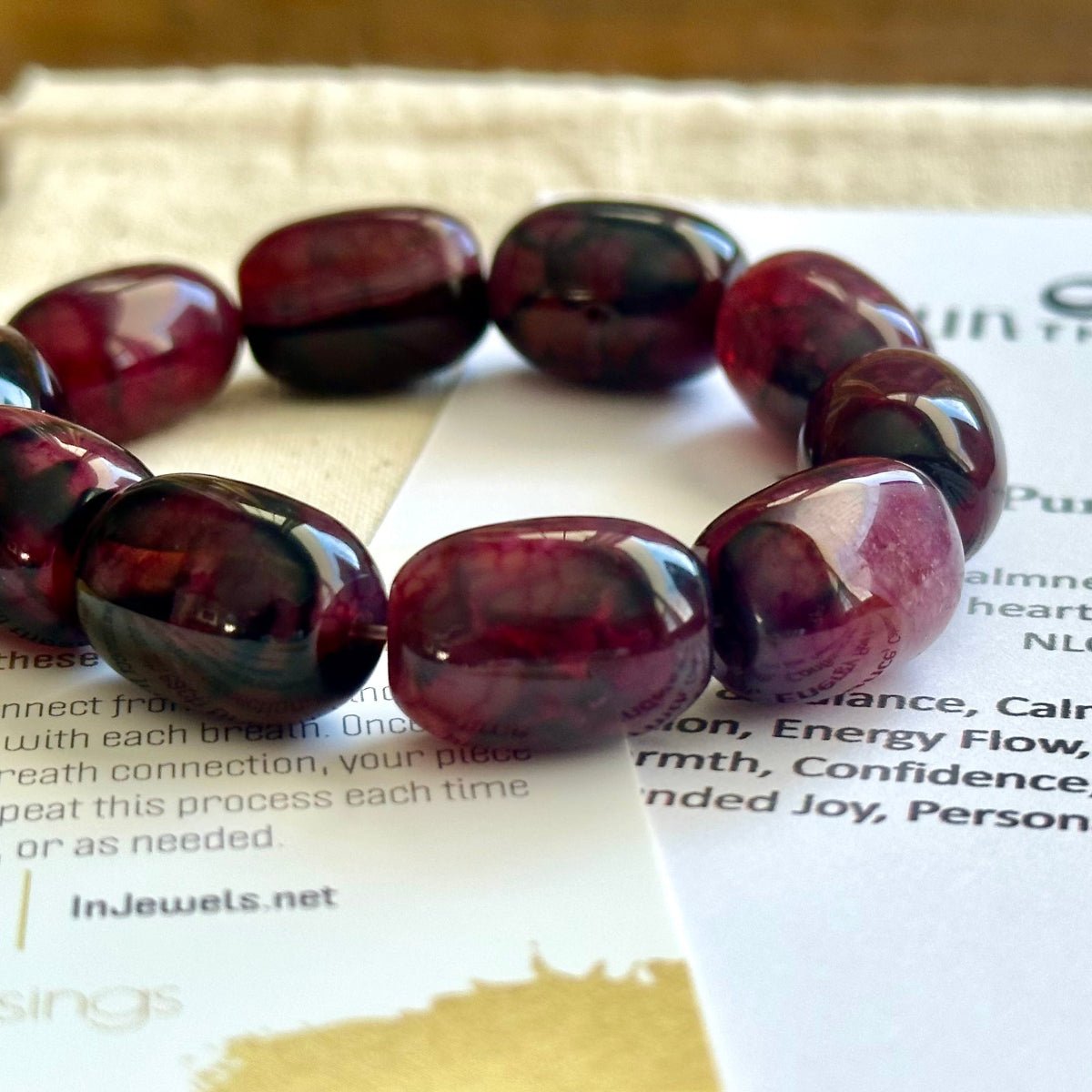 Red & Purple Agate (Super Chunky)