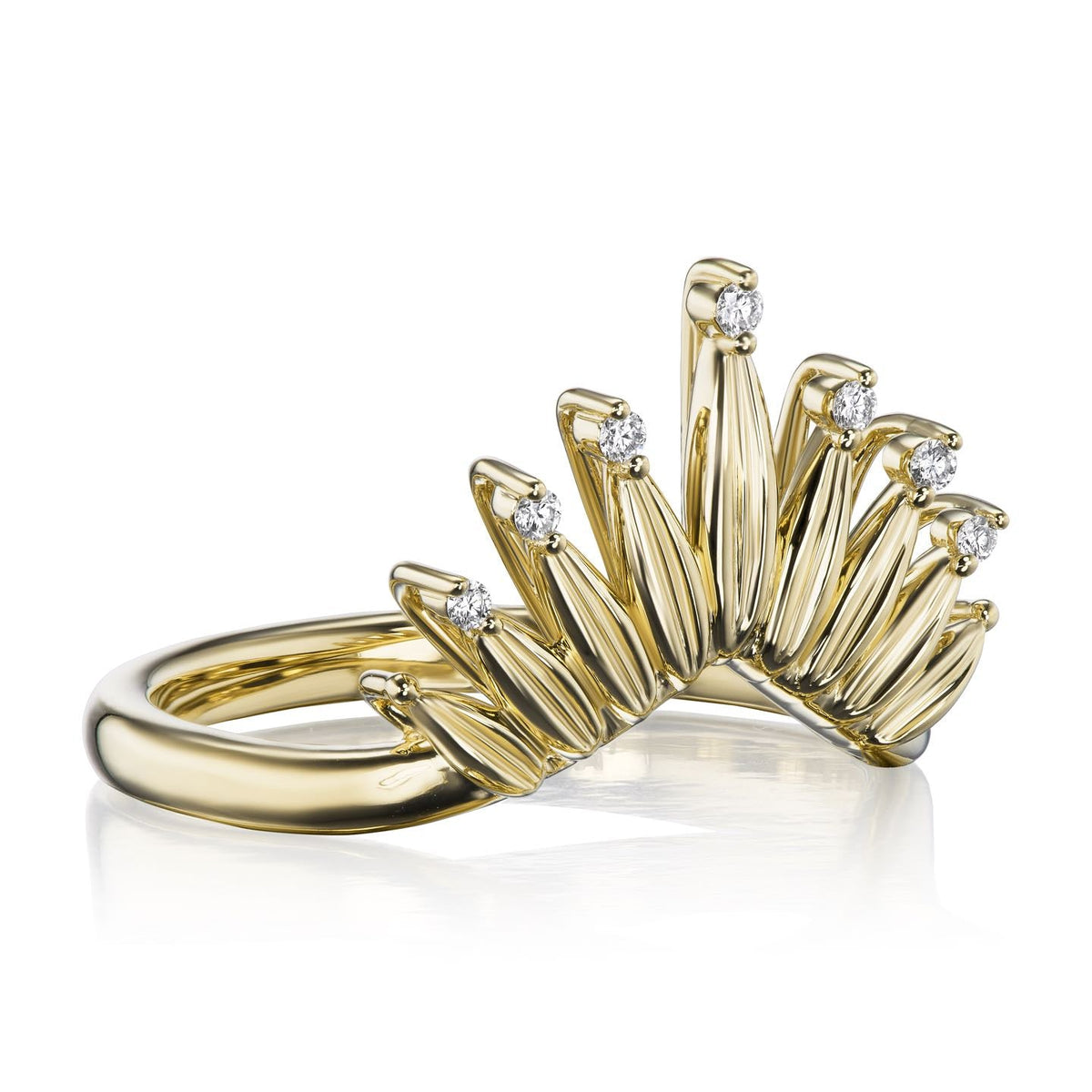 ・FERN・Leafy Diamond Contour Band