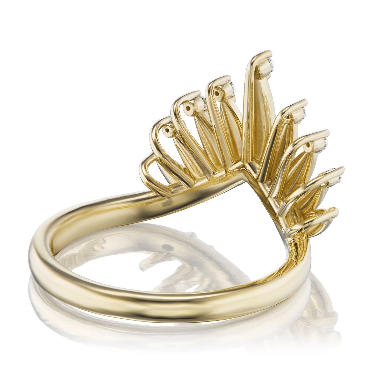 ・FERN・Leafy Diamond Contour Band