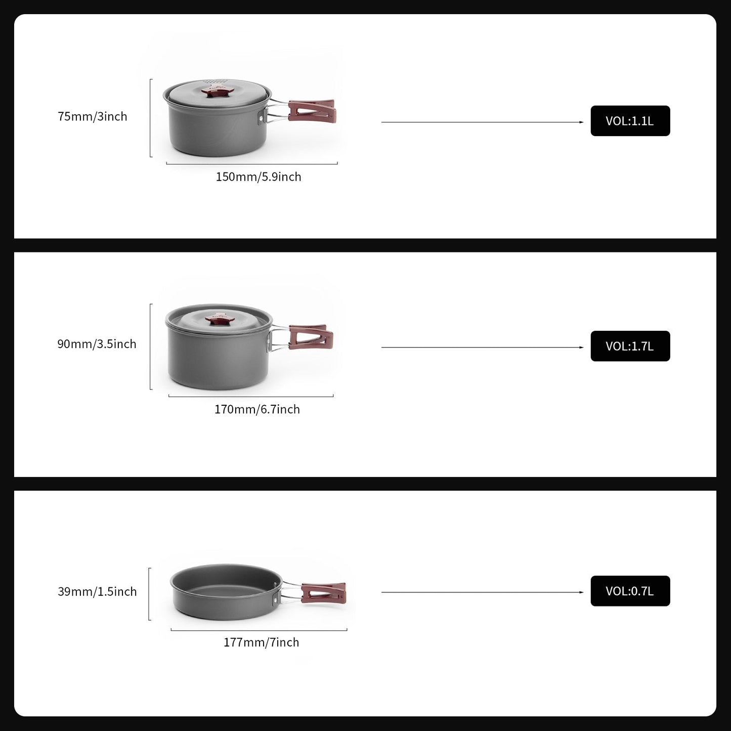 FMC-202 Aluminum Cookware