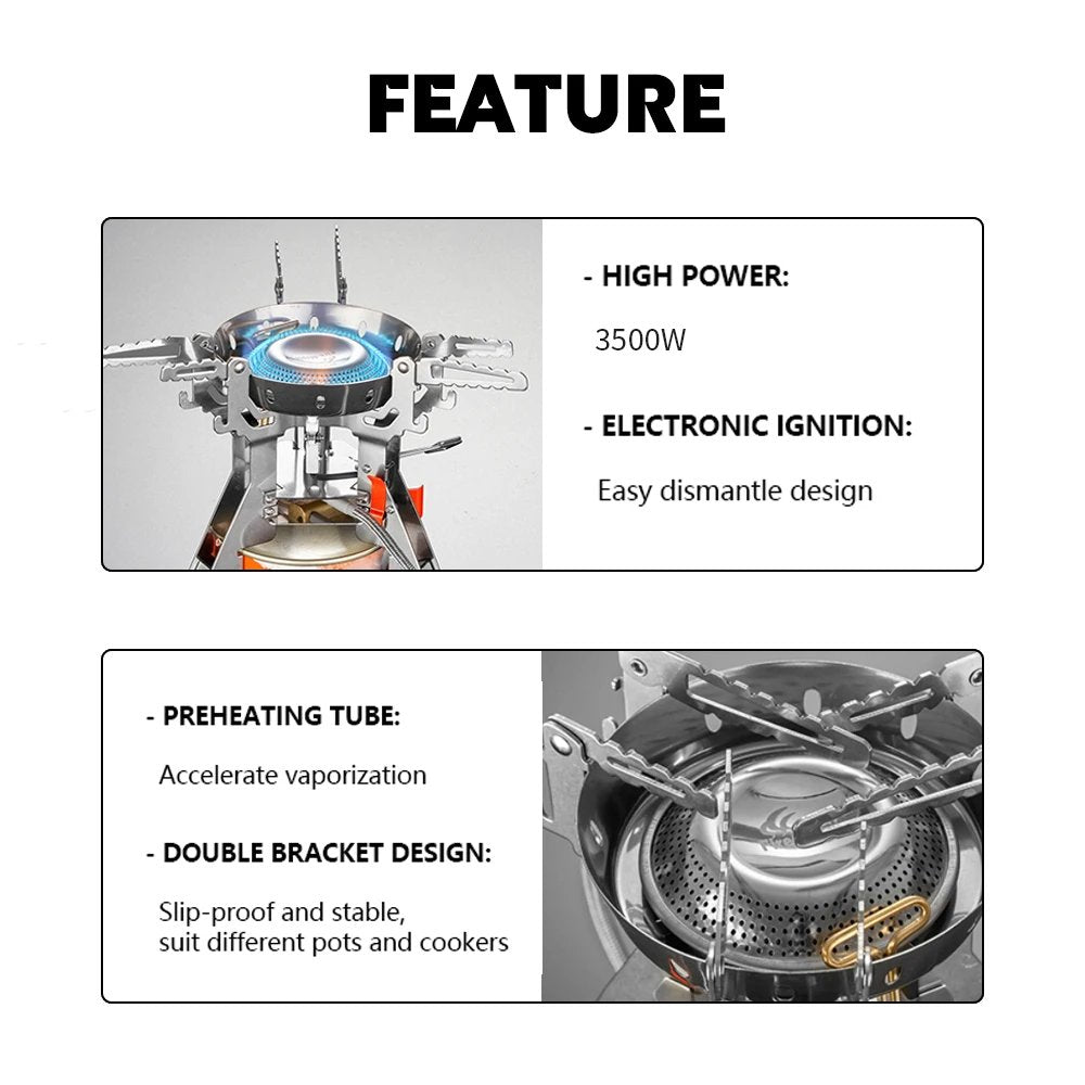 FMS-108 Gas Stove | 2.5 lb | 3500W