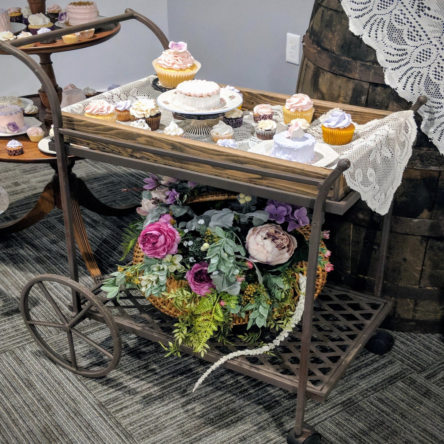 Garden Wine Cart