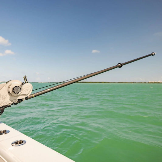 Gemlux - 8ft Dredge Boom Fishing Setup with Safety Tie Back