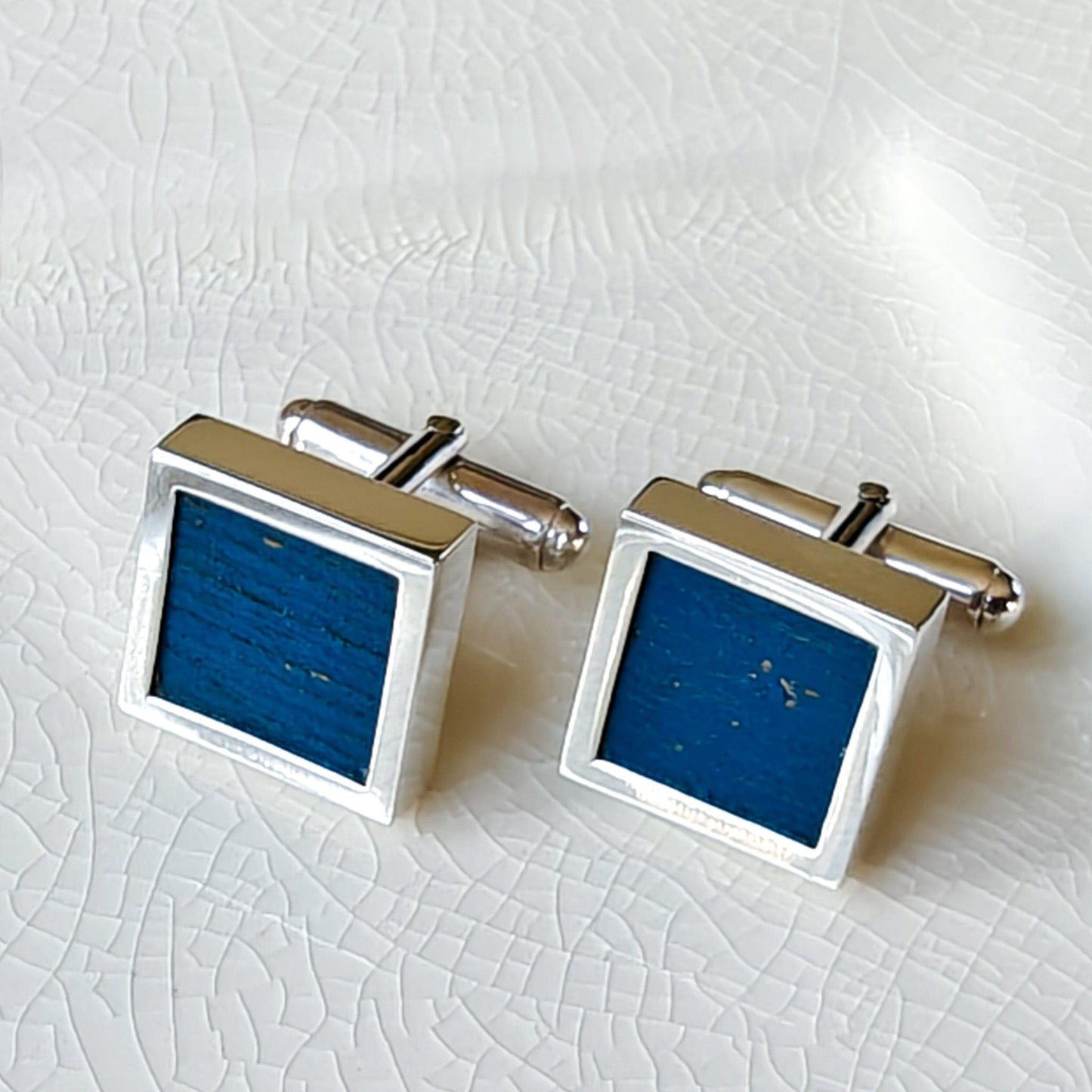 Genuine Wembley Stadium Chair Cufflinks | Football Gift for the World Cup | Sterling Silver