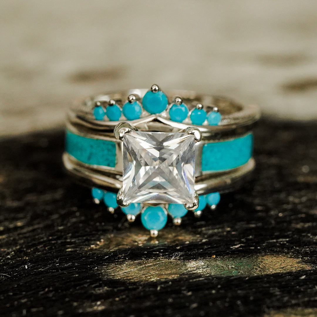 The Turquoise Wishbone Stacking Band