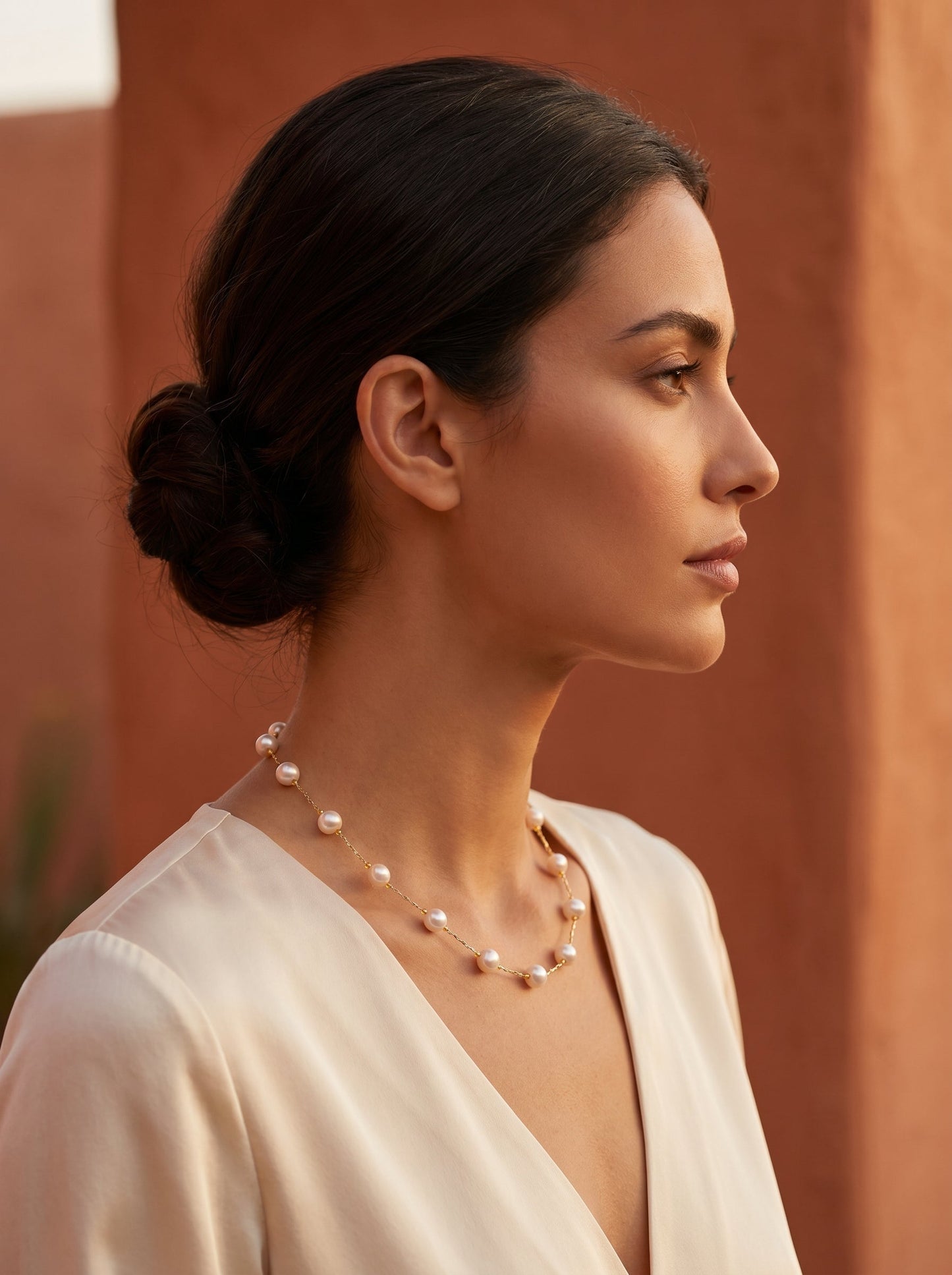 Collier Perles d'Eau Douce Lily | Style Boules Créoles – Univers Parisienne chic