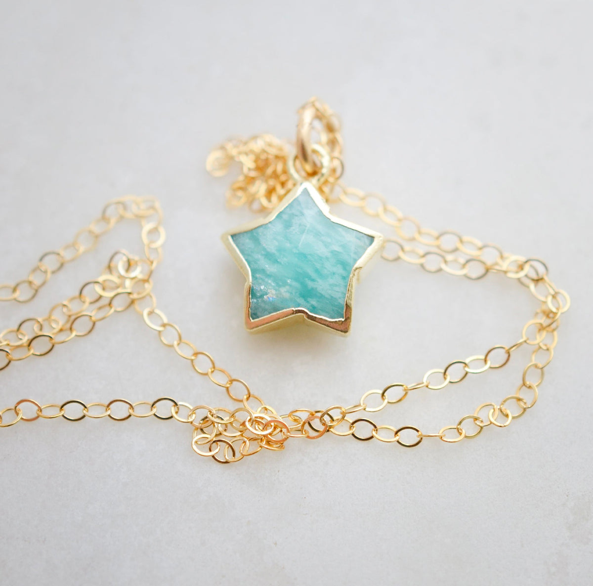 Amazonite Stargazer Necklace