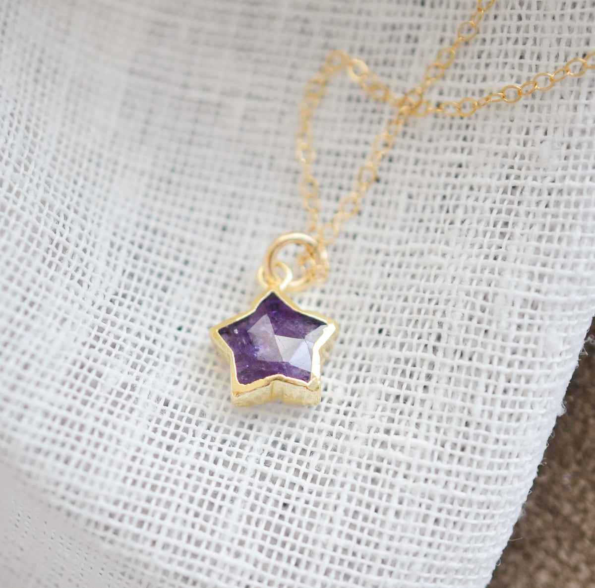 Stargazer Necklace: Amethyst