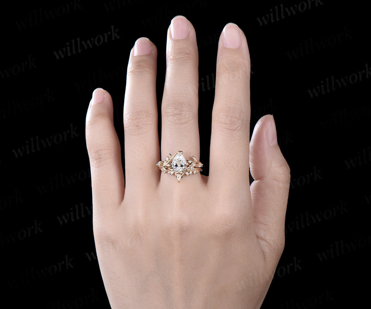 Custom order for Ethan Vanatta(2pc ring set, 14k yellow gold, ring size 6.5)