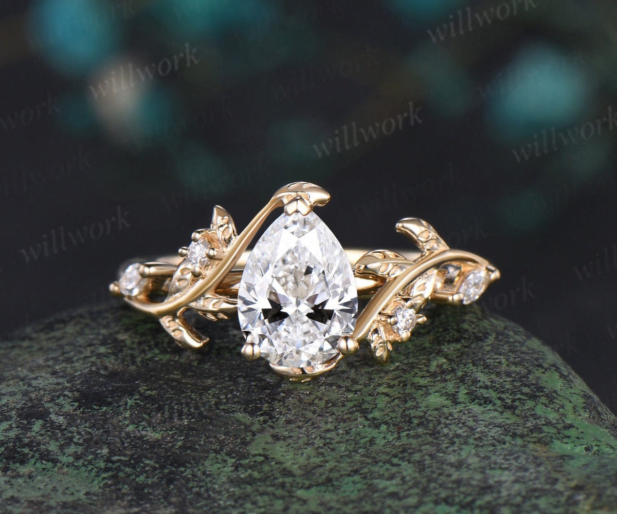 Custom order for Ethan Vanatta(2pc ring set, 14k yellow gold, ring size 6.5)