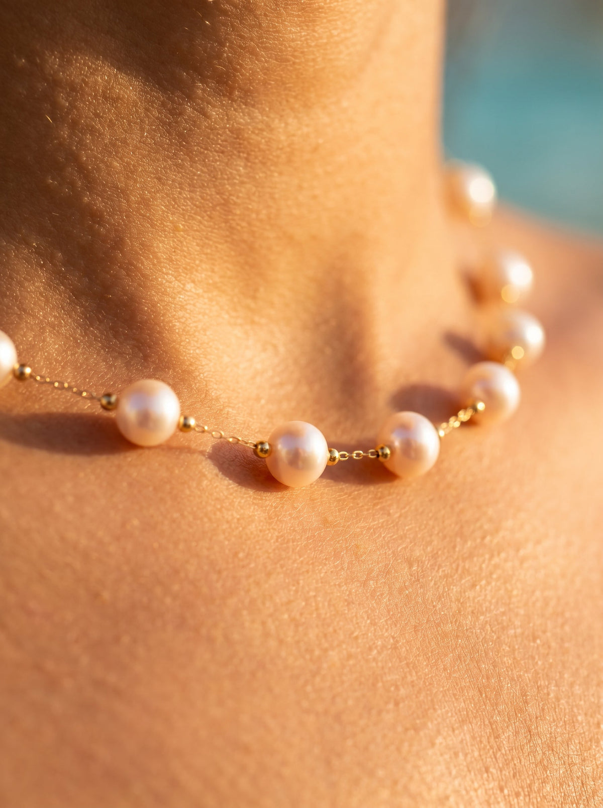 Collier Perles d'Eau Douce Lily | Style Boules Créoles – Univers Parisienne chic