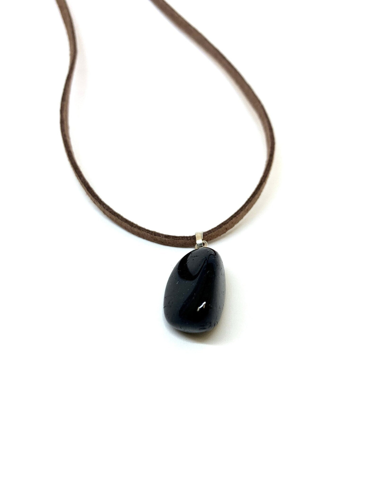 Tumbled Black Tourmaline Necklace