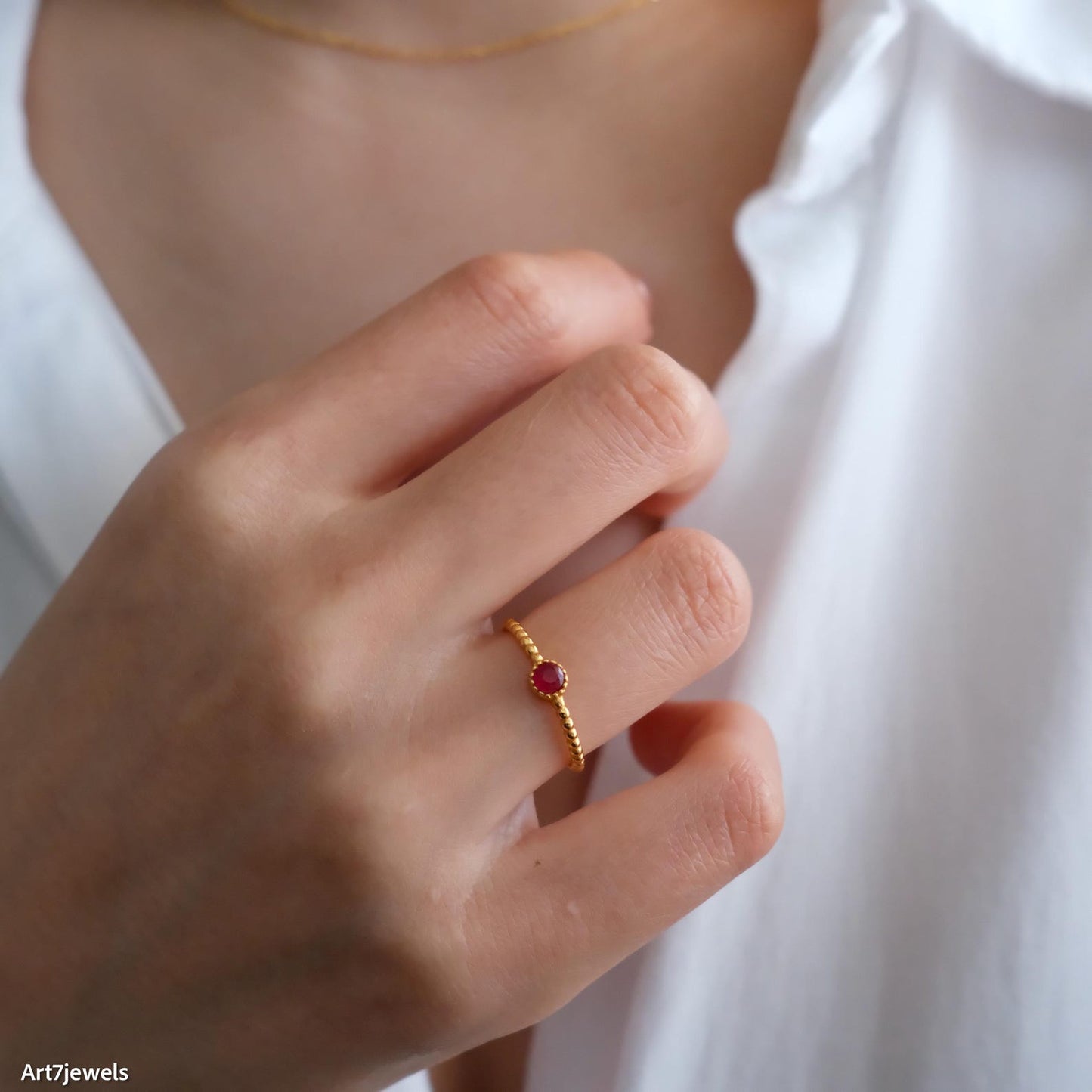 Natural Ruby Ring